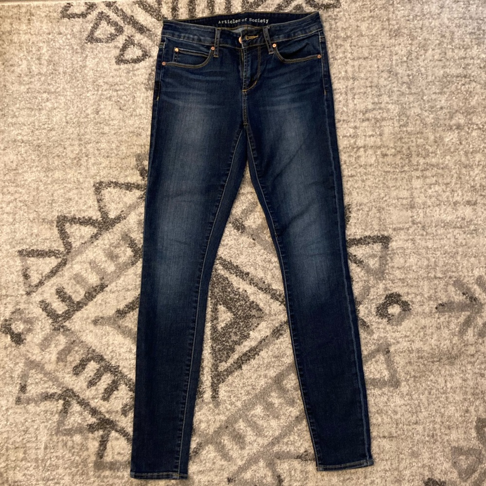 Articles of Society Skinny Blue Jeans
